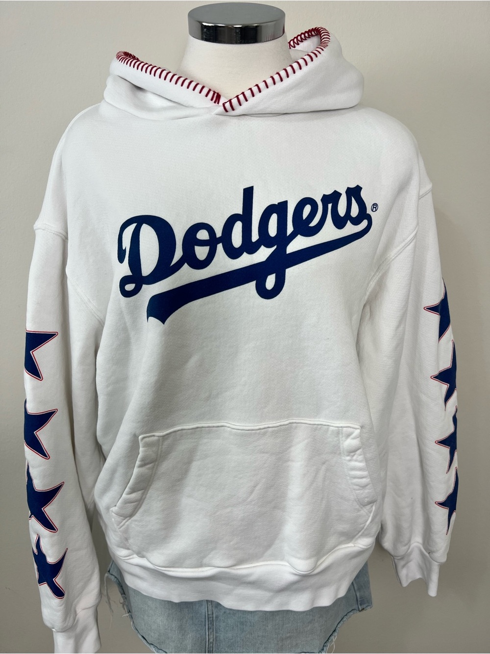Madhappy x LA Dodgers 2024 World Series Champions Hoodie White Large Rare - Picture 3 of 7